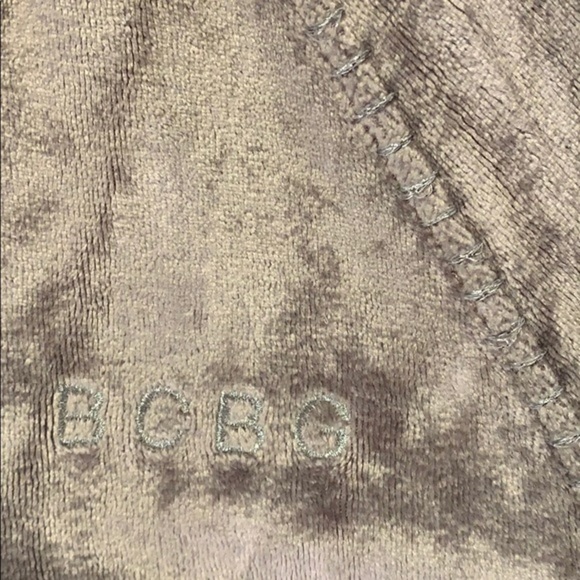 BCBGMaxAzria Gray Velour Track Jacket - Picture 6 of 6